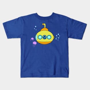 In A Yellow Submarine Kids T-Shirt